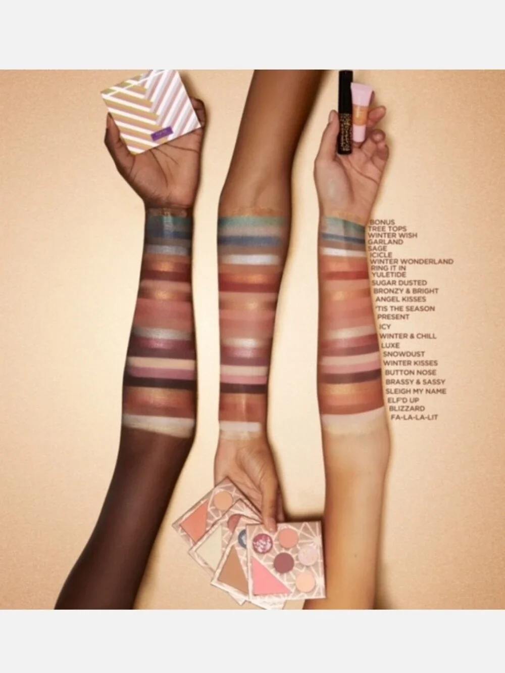 TARTE Gift & Glam Collectors Set 4-Palette Eye & Face Set in Warm Neutrals - Picture 5 of 5